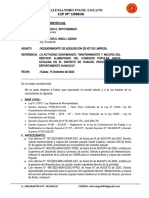 INFORME N° 020-2023 - REQUEMIENTO DE kit de limpieza