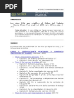Código Laboral -  Ley Nº.213-1.996.