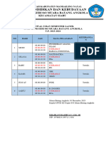 Jadwal Ujian Semester