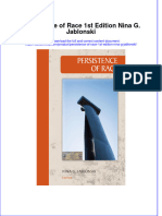 Persistence of Race 1St Edition Nina G Jablonski Online Ebook Texxtbook Full Chapter PDF