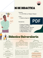 MAPA CONCEPTUAL DIDÁCTICA UNIVERSITARIA