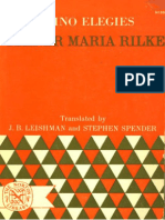 Rilke, Rainer Maria - Duino Elegies (Norton, 1963)