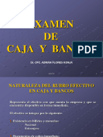 4.- EXAMEN CAJA Y BANCOS