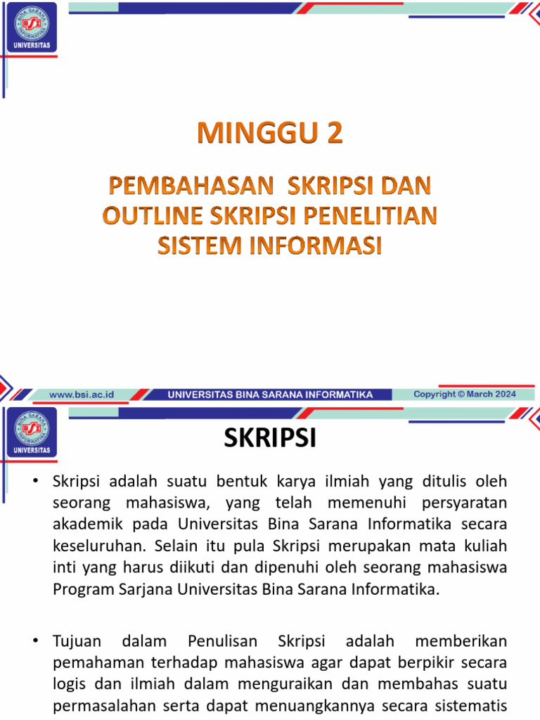 Panduan Skripsi Sistem Informasi UISBI | PDF | Seni | Komputer