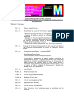 DIM 2024 - Programa por día del taller presencial Conservación preventiva en museos