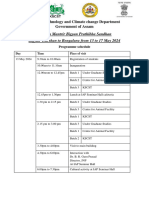 ASTEC - Programme Schedule - Detailed