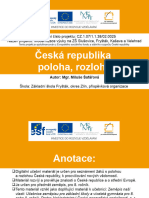 Z 096 Ceska Republika Poloha Rozloha