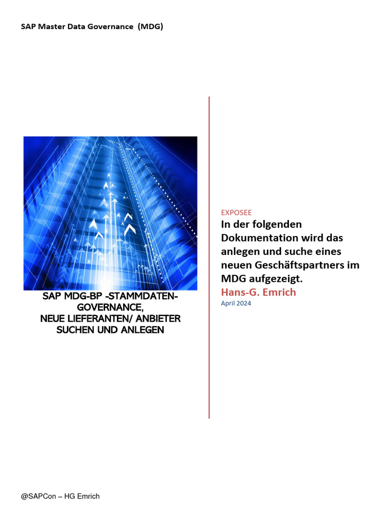 SAP MDG-BP Demo | PDF