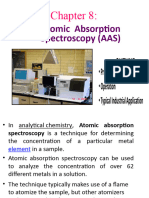 Chapter 8 Atomic Absorption Spectroscopy