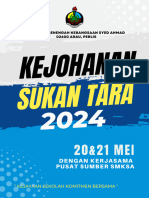 Buku Program Sukan Tara SMK Syed Ahmad 2024