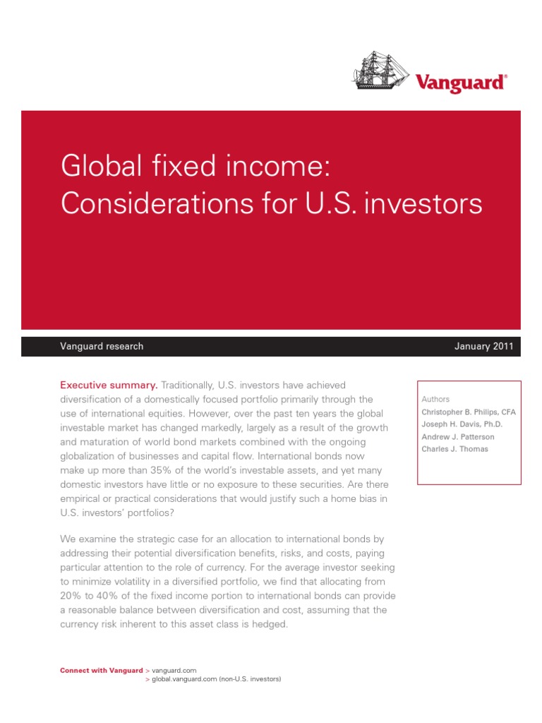 Vanguard Intl Bond Research Stock Market Index Bonds (Finance)