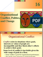 Organizational Conflict, Politics, and Change