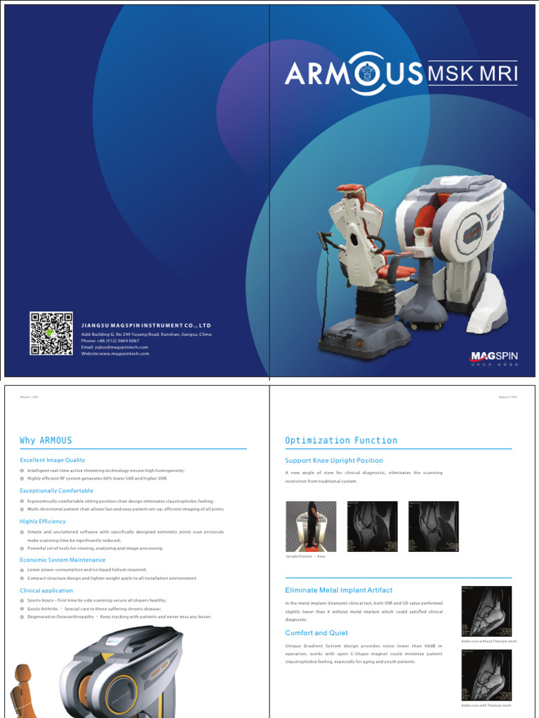 1 - Magspin MSK MRI | PDF | Magnetic Resonance Imaging