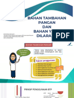 5. Bahan Tambahan Pangan dan Bahan yang Dilarang  Pelatihan PKP dan DFI 28 Maret 2022.pptx