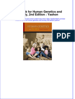 Download pdf Test Bank For Human Genetics And Society 2Nd Edition Yashon online ebook full chapter 