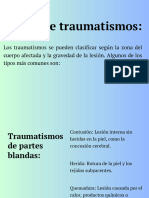 PRESENTACION DE TRAUMATISMOS PRIMEROS AUXILIOSdf
