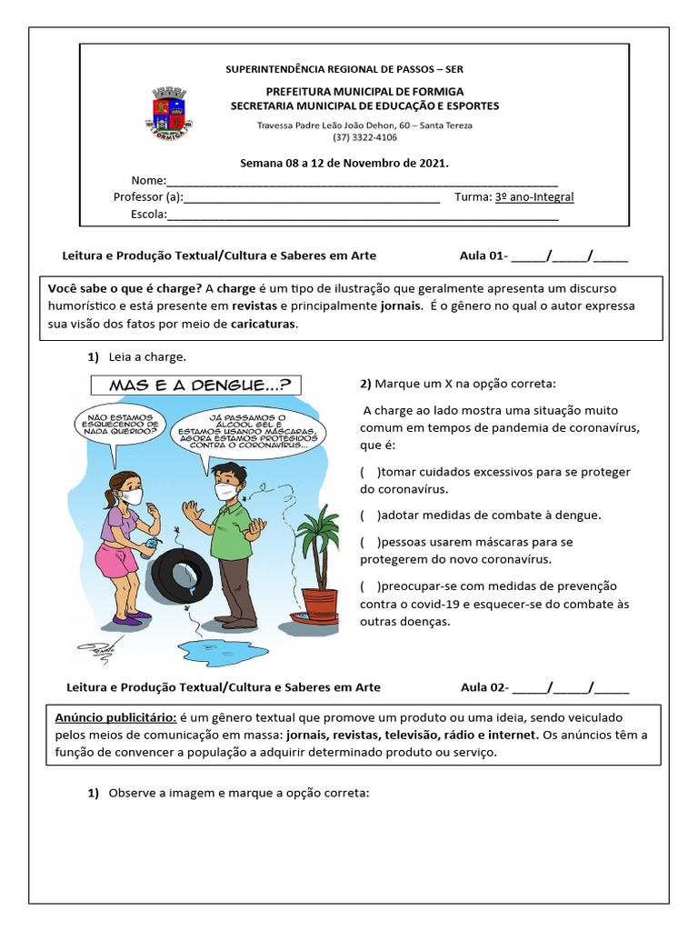 Respostas do Livro do Estudante 3º Ano | PDF | Publicidade