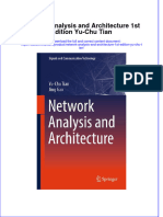 Network Analysis and Architecture 1St Edition Yu Chu Tian Online Ebook Texxtbook Full Chapter PDF