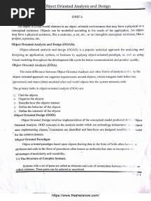 Jntuk r20 B.tech Cse 3-2 Ooad Uml Unit 1 Notes