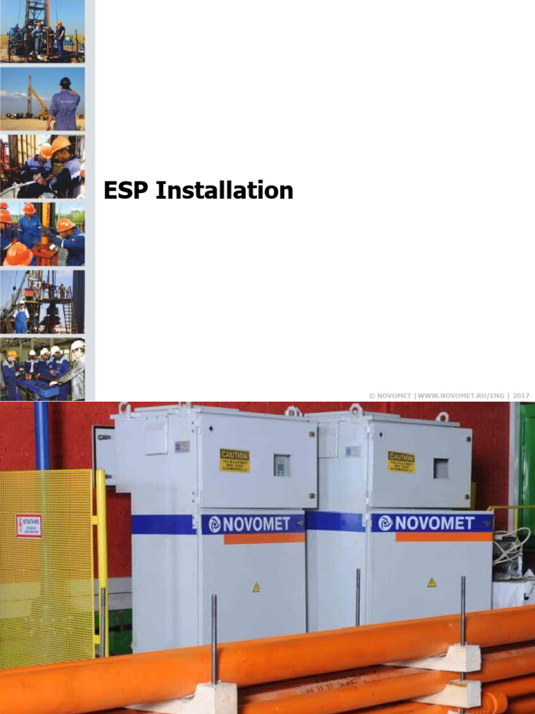 ESP Installation | PDF | Electrical Connector | Pump