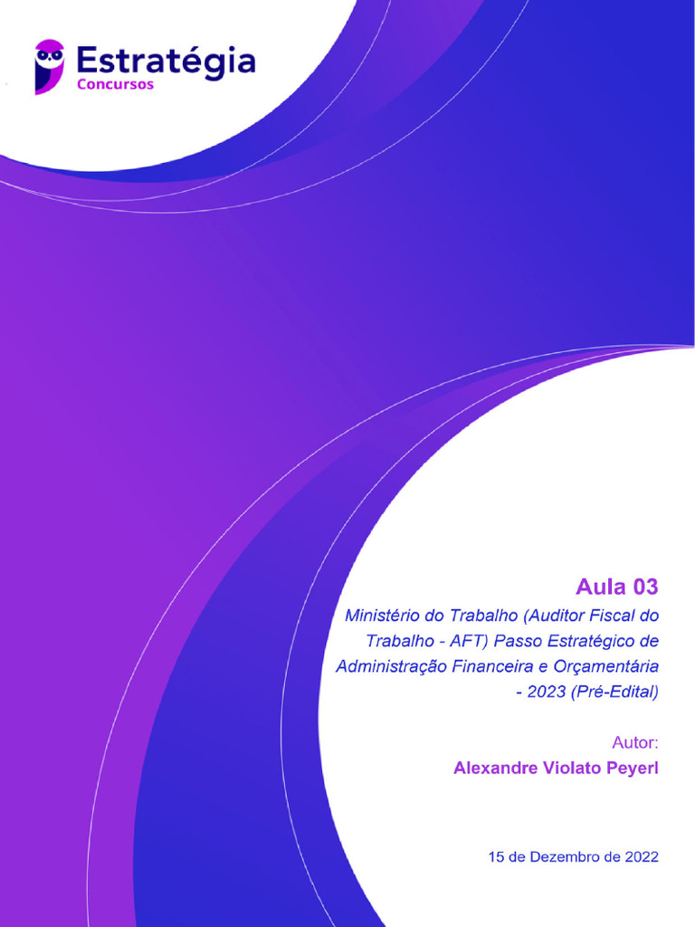 Curso 224744 Aula 03 | PDF
