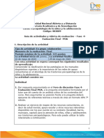 Guía de Actividades y Rúbrica de Evaluación-Fase 4-Evaluación Nacional POA
