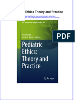 Ebook Pediatric Ethics Theory and Practice Online PDF All Chapter