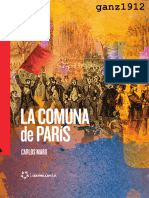 MARX, CARLOS - La Comuna de París (Extracto de ''La Guerra Civil en Francia'')