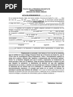 Acta de Procedimiento Policial Jujuy | PDF | Justicia | Crimen y violencia