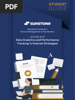 Data Analytics and Performance Tracking in Internet Strategies