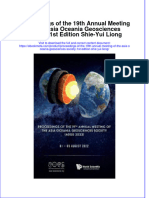 Proceedings of The 19Th Annual Meeting of The Asia Oceania Geosciences Society 1St Edition Shie Yui Liong Online Ebook Texxtbook Full Chapter PDF