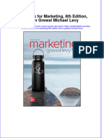 PDF Test Bank For Marketing 8Th Edition Dhruv Grewal Michael Levy Online Ebook Full Chapter
