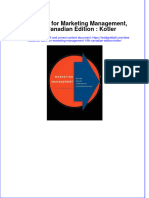PDF Test Bank For Marketing Management 14Th Canadian Edition Kotler Online Ebook Full Chapter