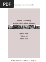Property, Commoning and the Politics of Free Software