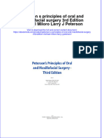 Ebook Peterson S Principles of Oral and Maxillofacial Surgery 3Rd Edition Michael Miloro Larry J Peterson Online PDF All Chapter