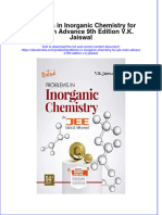 Ebook Problems in Inorganic Chemistry For Jee Main Advance 9Th Edition V K Jaiswal Online PDF All Chapter