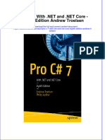 Ebook Pro C 7 With Net and Net Core Eighth Edition Andrew Troelsen Online PDF All Chapter