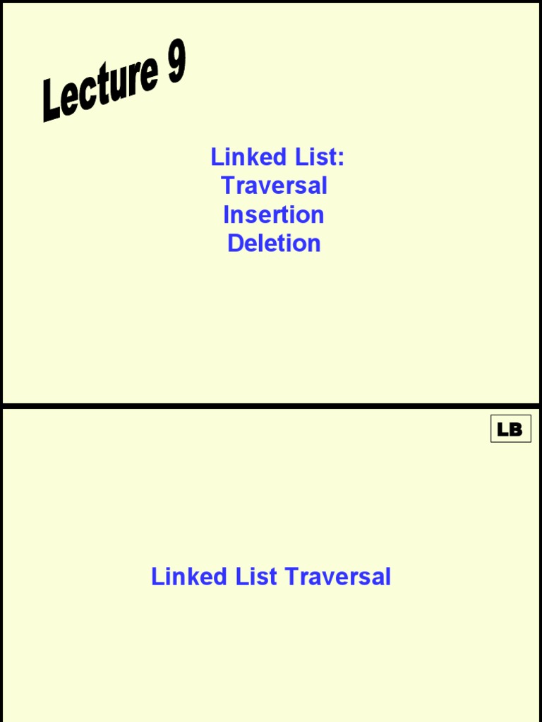 Linked Lists | PDF | Software Development | Information Retrieval