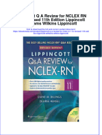 Ebook Lippincott Q A Review For Nclex RN 11E Revised 11Th Edition Lippincott Williams Wilkins Lippincott Online PDF All Chapter