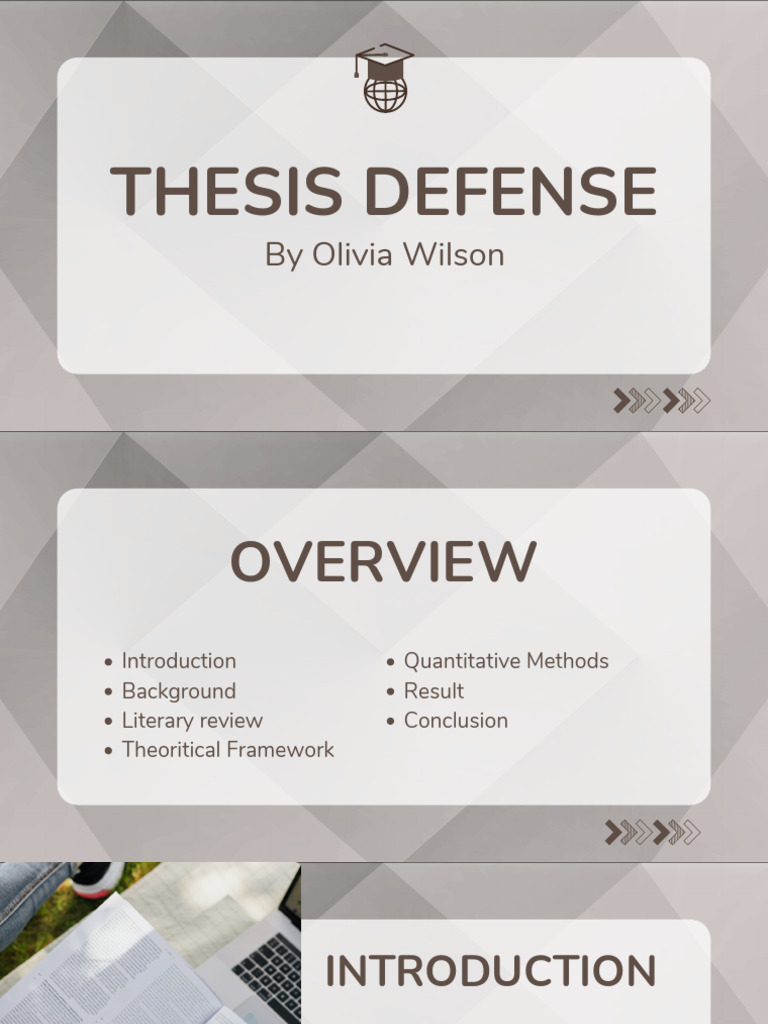 Gray and Thesis Defense Presentation | PDF