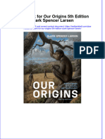 PDF Test Bank For Our Origins 5Th Edition Clark Spencer Larsen Online Ebook Full Chapter