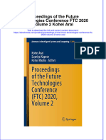 Ebook Proceedings of The Future Technologies Conference FTC 2020 Volume 2 Kohei Arai Online PDF All Chapter