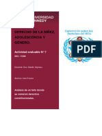 Actividad Evaluable 07 - Derecho de La Niñez, Adolescencia y Género - Iván Franco