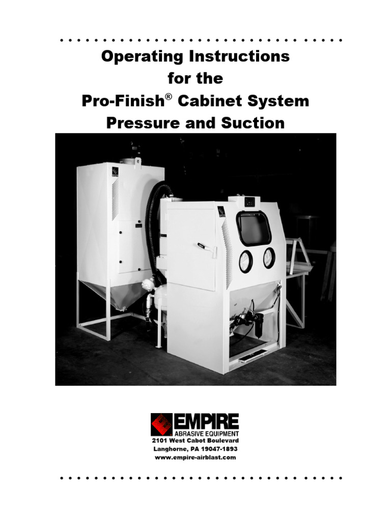Pro Finish Operating Manual 11 13 15 PDF Valve Electrical Connector