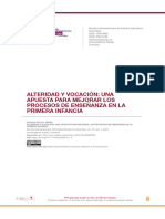 2.alteridad y Vocación Una Apuesta para Mejorar Los Procesos de Enseñanza en La Primera Infancia