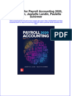 PDF Test Bank For Payroll Accounting 2020 6Th Edition Jeanette Landin Paulette Schirmer Online Ebook Full Chapter