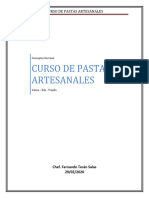 GUIA CURSO DE PASTAS ARTESANALES
