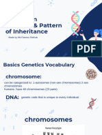 Mendelian Genetics & Pattern of Inheritance (1)