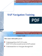 SAP Navigation Training2