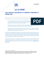 Esma70-155-11634 CSDR National Corporate Laws Art 49